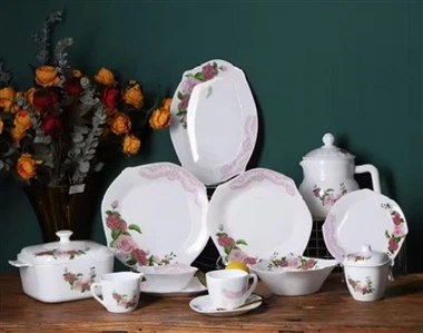 Set di vetreria opale irregolare